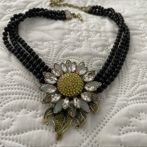 Heidi Daus Daisy 3 Strand Necklace